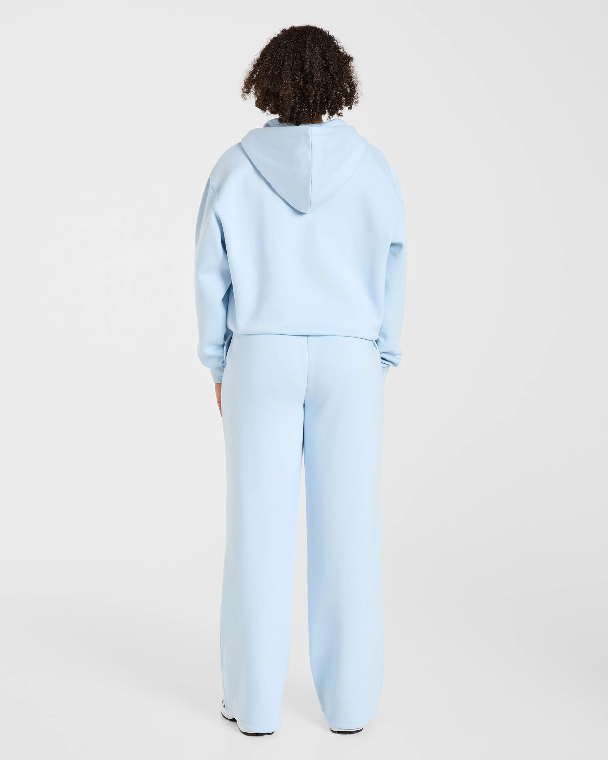 Lifestyle Oversized Straight Leg Joggers - Spring Bleu - Image 4